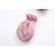Combinezon roz pudra din fas - teddy bear (marime disponibila: 12-18 luni