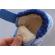 Pantofi imblaniti bleu - smiley (marime disponibila: marimea 22)