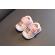 Pantofi imblaniti in carouri roz - teddy (marime disponibila: marimea 20)