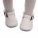 Pantofiori albi imblaniti pentru fetite - lilly (marime disponibila: 9-12 luni