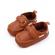Pantofiori maro pentru baietei - ken (marime disponibila: 3-6 luni (marimea 18