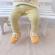 Pantofi galben mustar imblaniti - stripes (marime disponibila: 9-12 luni