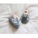 Pantofi gri imblaniti - stripes (marime disponibila: marimea 22)