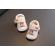Pantofi imblaniti in carouri crem - teddy (marime disponibila: 3-6 luni