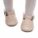 Pantofiori crem imblaniti pentru fetite - lilly (marime disponibila: 3-6 luni