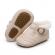Pantofiori crem imblaniti pentru fetite - lilly (marime disponibila: 3-6 luni