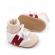 Tenisi albi cu crem cu ciorapel crem (marime disponibila: 9-12 luni (marimea 20