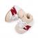 Tenisi albi cu crem cu ciorapel crem (marime disponibila: 9-12 luni (marimea 20