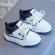 Adidasi albi cu insertii bleumarine si maro - sport (marime disponibila: