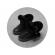 Cizme negre imblanite cu ciucurei (marime disponibila: marimea 34)