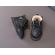 Ghete negre imblanite - fashion (marime disponibila: marimea 29)