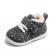 Pantofi imblaniti gri cu picatele albe (marime disponibila: marimea 25)