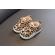Pantofi imblaniti pentru fetite - animal print (marime disponibila: marimea 22)