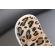 Pantofi imblaniti pentru fetite - animal print (marime disponibila: marimea 22)