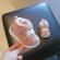 Pantofi imblaniti roz cu picatele albe (marime disponibila: marimea 25)