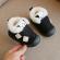 Pantofi negri imblaniti - snow (marime disponibila: 3-6 luni (marimea 18
