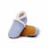 Pantofiori bleu imblaniti din piele naturala pentru fetite - lulu (marime