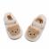 Pantofiori crem pentru fetite - ursulet (marime disponibila: 3-6 luni (marimea
