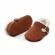 Pantofiori maro imblaniti pentru fetite - lilly (marime disponibila: 3-6 luni