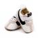 Adidasi albi cu negru si crem (marime disponibila: 3-6 luni (marimea 18