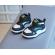 Adidasi albi cu negru si insertii turqoise - new fashion (marime disponibila: