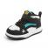Adidasi albi cu negru si insertii turqoise - new fashion (marime disponibila:
