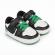 Adidasi albi cu negru si verde - smart (marime disponibila: 3-6 luni (marimea