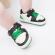 Adidasi albi cu negru si verde - smart (marime disponibila: 3-6 luni (marimea