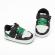 Adidasi albi cu negru si verde - smart (marime disponibila: 9-12 luni (marimea