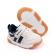 Adidasi ivoire cu insertii bleumarine - mybaby (marime disponibila: marimea 23)