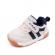 Adidasi ivoire cu insertii bleumarine - mybaby (marime disponibila: marimea 25)
