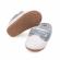Pantofiori albi cu bleu de ocazie pentru baietei (marime disponibila: 6-9 luni