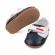 Pantofiori bleumarine cu alb de ocazie pentru baietei (marime disponibila: 3-6