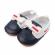 Pantofiori bleumarine cu alb de ocazie pentru baietei (marime disponibila: 3-6
