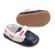 Pantofiori bleumarine cu alb de ocazie pentru baietei (marime disponibila: 3-6