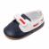 Pantofiori bleumarine cu alb de ocazie pentru baietei (marime disponibila: 9-12