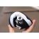 Adidasi alb cu negru - love panda (marime disponibila: marimea 23)