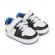 Adidasi albi cu negru si albastru - smart (marime disponibila: 3-6 luni