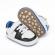 Adidasi albi cu negru si albastru - smart (marime disponibila: 3-6 luni