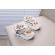 Adidasi crem cu alb cu luminite (marime disponibila: marimea 29)