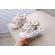 Adidasi crem cu alb cu luminite (marime disponibila: marimea 29)