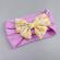 Bentita lata pentru fetite - colored bow (marime disponibila: 0-12 luni,