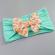 Bentita lata pentru fetite - colored bow (marime disponibila: 0-12 luni,