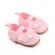 Pantofiori roz cu danteluta - bella (marime disponibila: 9-12 luni (marimea 20