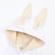 Salopeta alba pentru bebelusi - bunny (marime disponibila: 9-12 luni (marimea