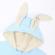 Salopeta bleu pentru baietei - bunny (marime disponibila: 6-9 luni (marimea 19