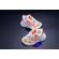 Adidasi albi cu portocaliu cu luminite - baseball (marime disponibila: marimea