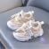 Adidasi crem cu luminite - lorena (marime disponibila: marimea 27)