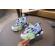 Adidasi multicolori cu luminite pentru baietei (marime disponibila: marimea 23)