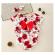 Body cu volanase pentru fetite - roses (marime disponibila: 12-18 luni (marimea